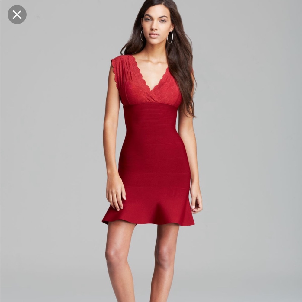Guess Lace Bandage Mix Dress